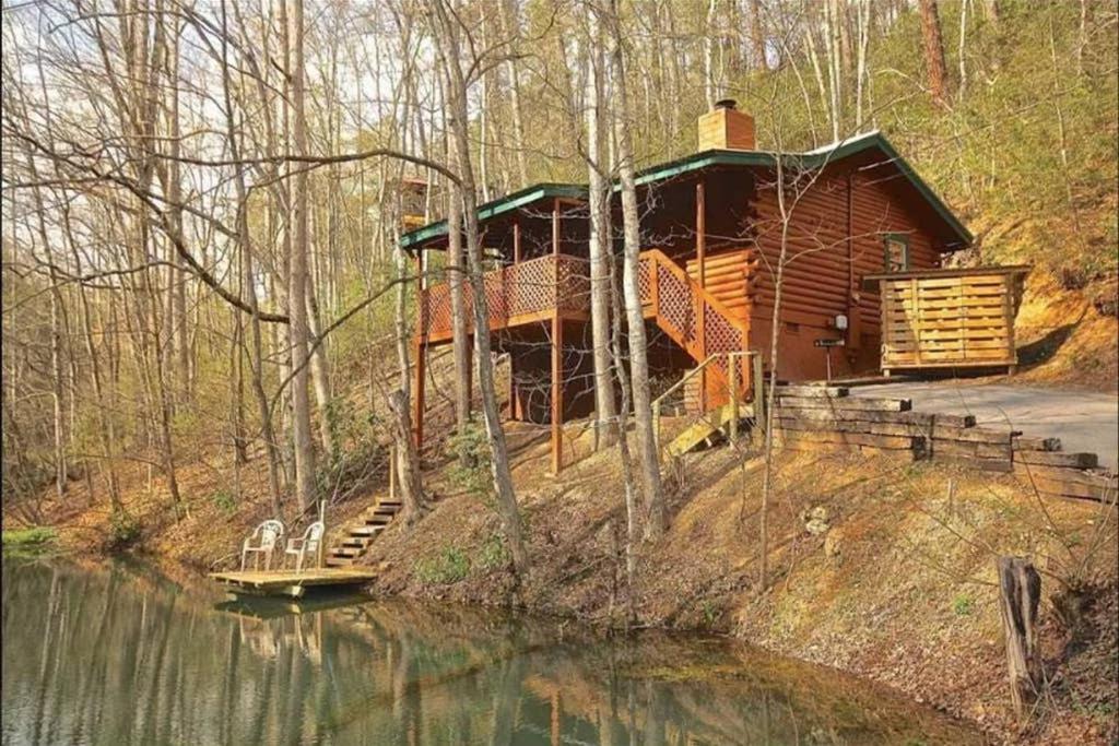 The Fishing Hole Cabin - Sage Vacations 개틀린버그 외부 사진