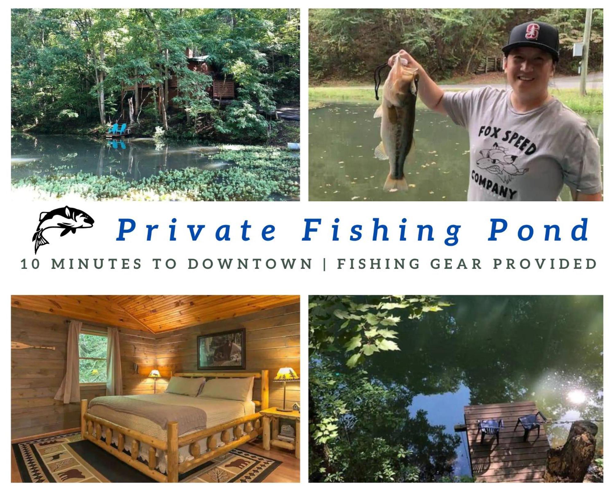 The Fishing Hole Cabin - Sage Vacations 개틀린버그 외부 사진
